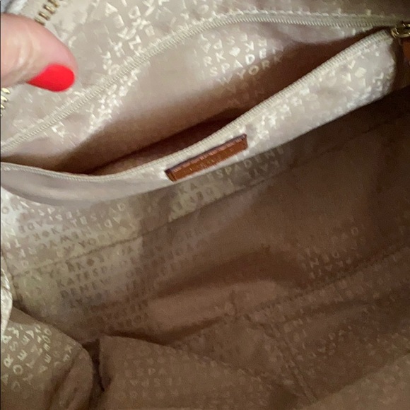 Kate Spade canvas purse - Picture 8 of 9